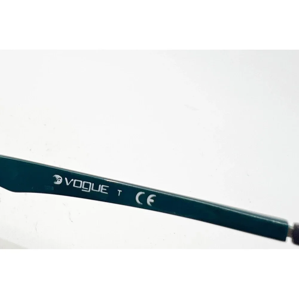 Vogue Eyewear VO 3940 5068 Teal Silver Cat Eye Glasses Frames 52-16-140 Womens